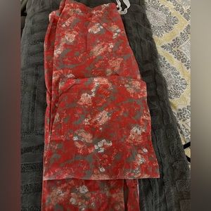 Gilligan and O’Malley floral pajama pants women’s XL